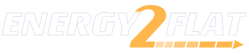 Logo ENERGY2FLAT negativ